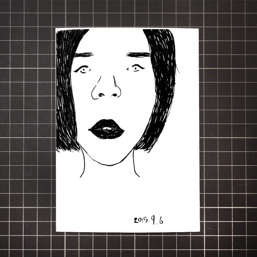 100/100复刻画系列 【男男和女女（1）】 - 卡片/明信片 - 纸 白色
