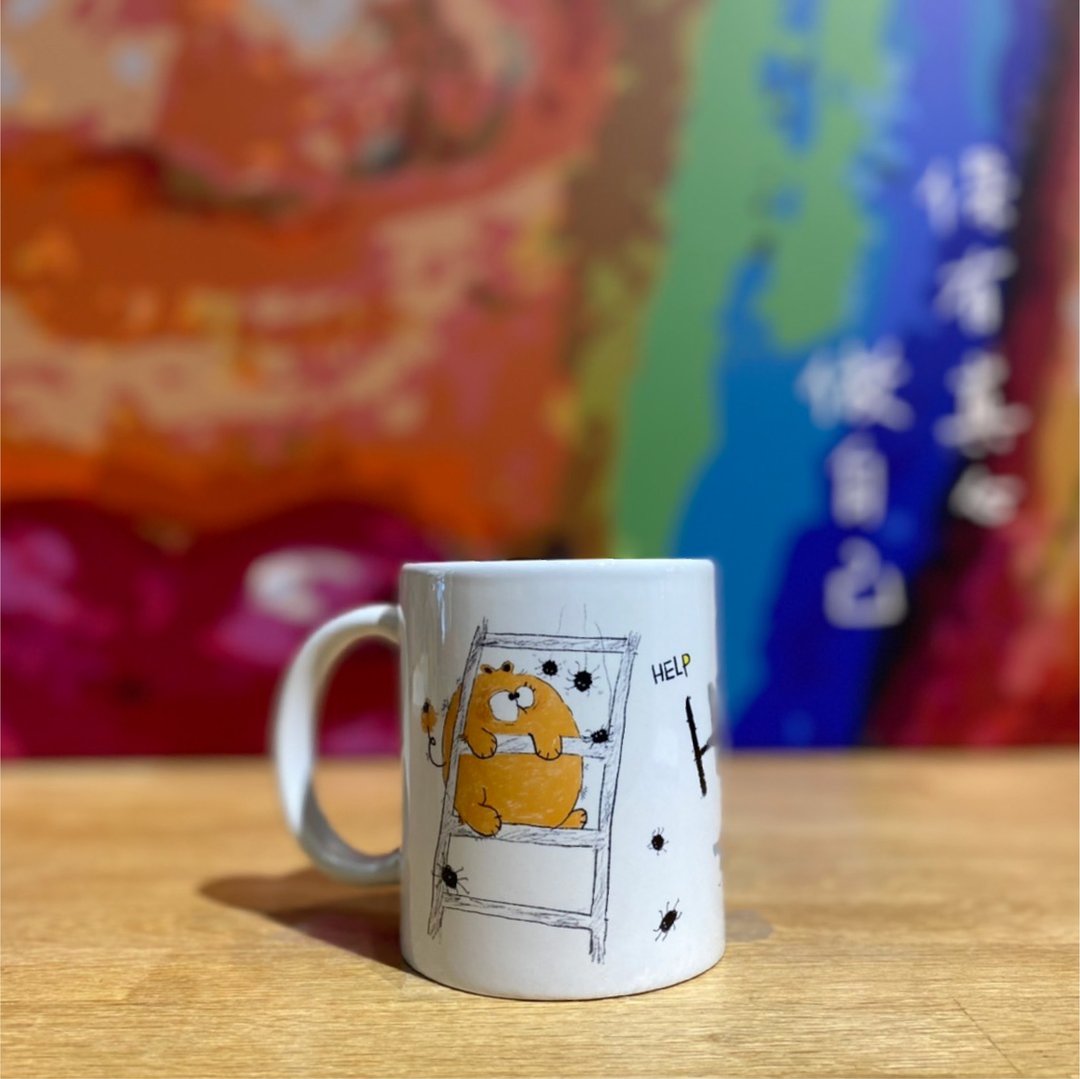 【马克杯&陶瓷杯垫组】HELP小蜘蛛 - 其他杯子 - 瓷 白色