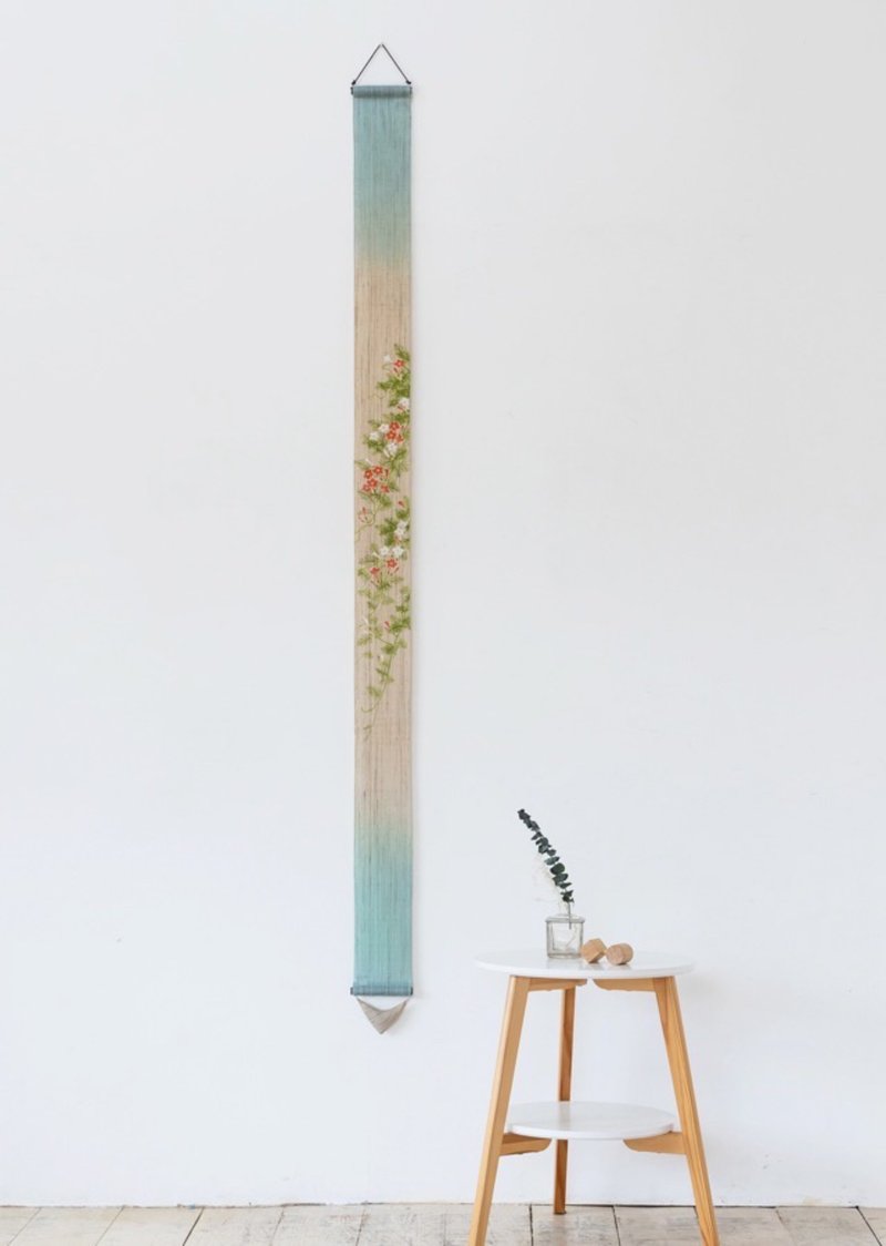 京都手绘细亚麻吊饰-茑萝松 - 摆饰 - 棉．麻 