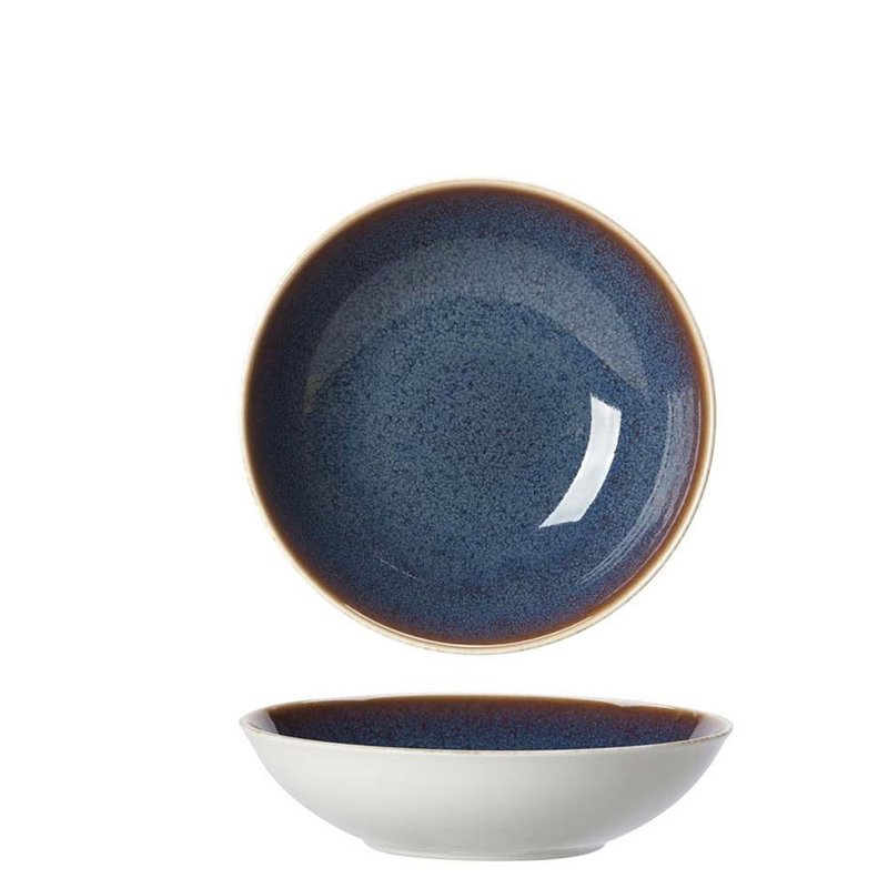 Art Glaze艺术彩釉系列-22.5CM义式餐碗-黛紫 - 盘子/餐盘/盘架 - 瓷 紫色
