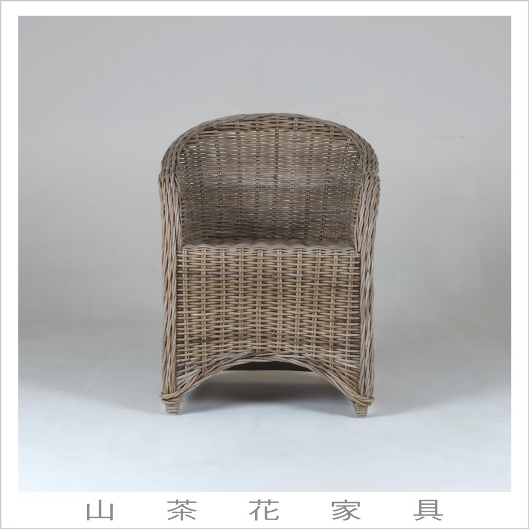 藤椅-编织椅-北欧藤椅/室内椅/Indoor - 椅子/沙发 - 其他材质 卡其色