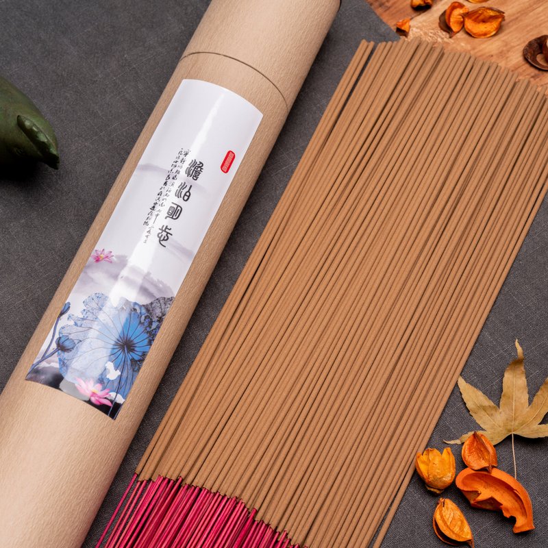 永德堂 - 澹泊明志 立香 贡香 拜拜香 尺三 - 香薰/精油/线香 - 木头 金色