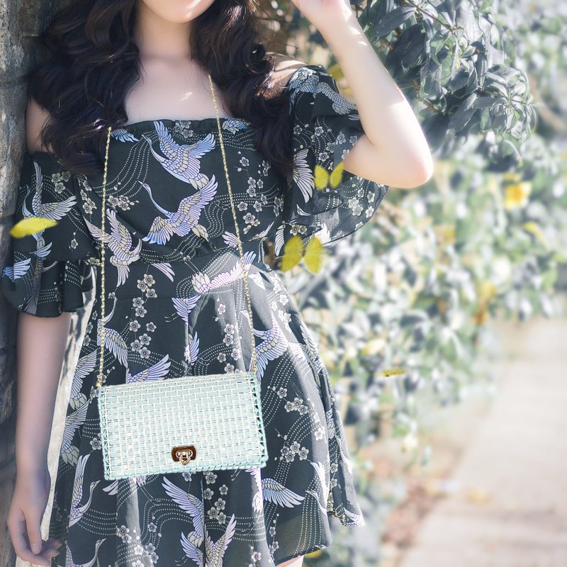 斜背包 侧背包 手工编织包 - 展现热情自由与浪漫风情 - 侧背包/斜挎包 - 其他材质 多色