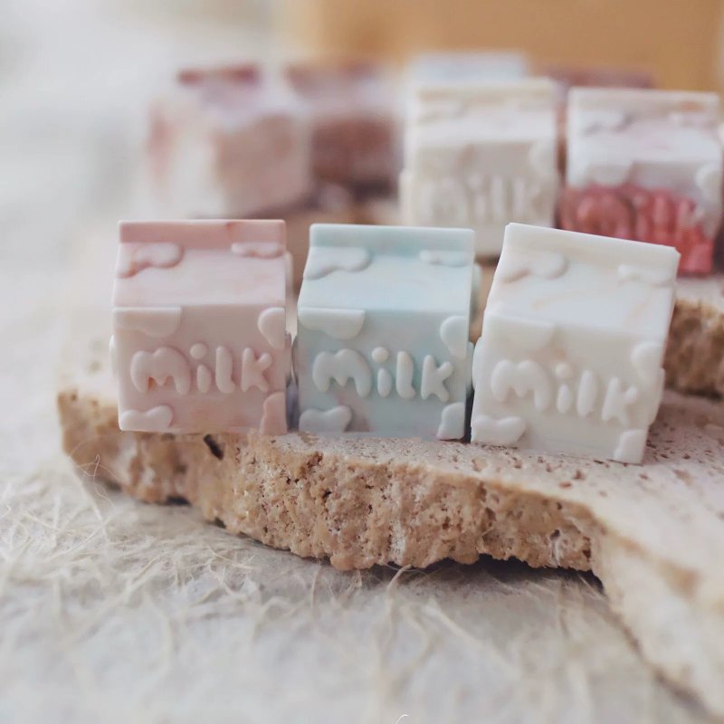 Milk牛奶盒 Mould Diy - 茶具/茶杯 - 硅胶 