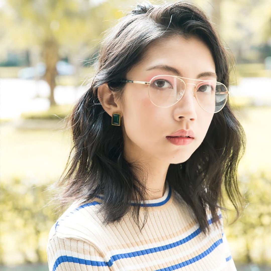 NYDIA | 光学眼镜  | 绿玳瑁 - 眼镜/眼镜框 - 其他材质 金色