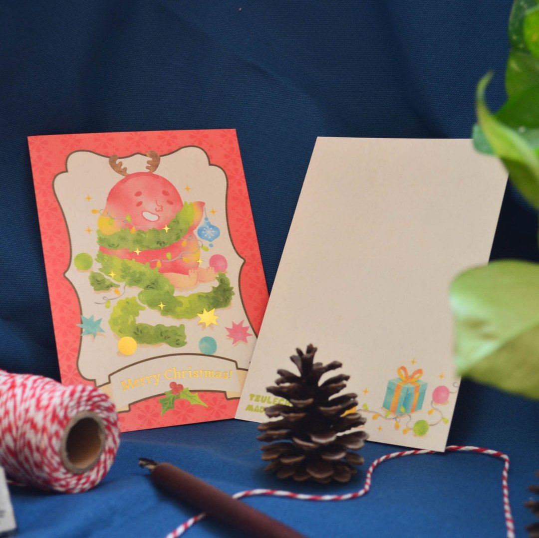 软烂祝你merry Christmas! 明信片 - 卡片/明信片 - 纸 红色