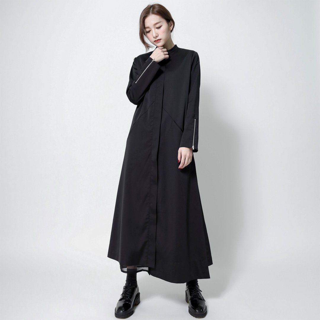 SU:MI said Mars 雅典娜长版造型大衣_6AF203_黑 - 女装休闲/机能外套 - 棉 黑色