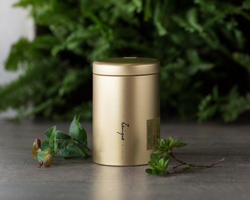 【得奖茶叶】桂香金萱茶 · 台茶12号-清雅藏香罐110g - 茶 - 新鲜食材 金色