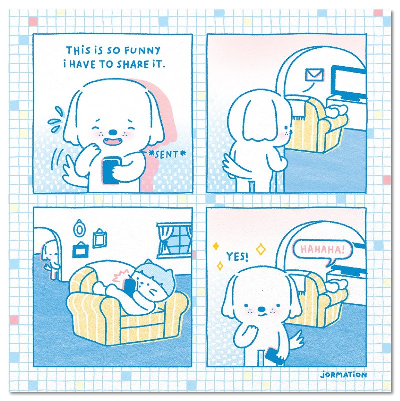 梗图漫画明信片 - 卡片/明信片 - 纸 