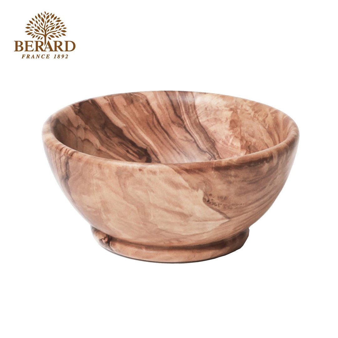 法国 Berard 毕昂原木食具 手工橄榄木饭碗 10-11cm - 碗 - 木头 咖啡色