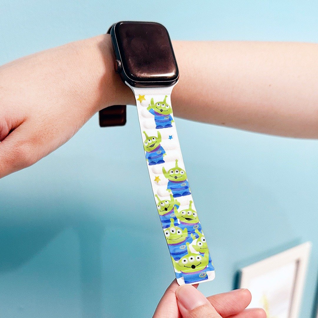 【新品上架】三眼系列for Apple Watch 磁吸表带 - 表带 - 其他材质 绿色