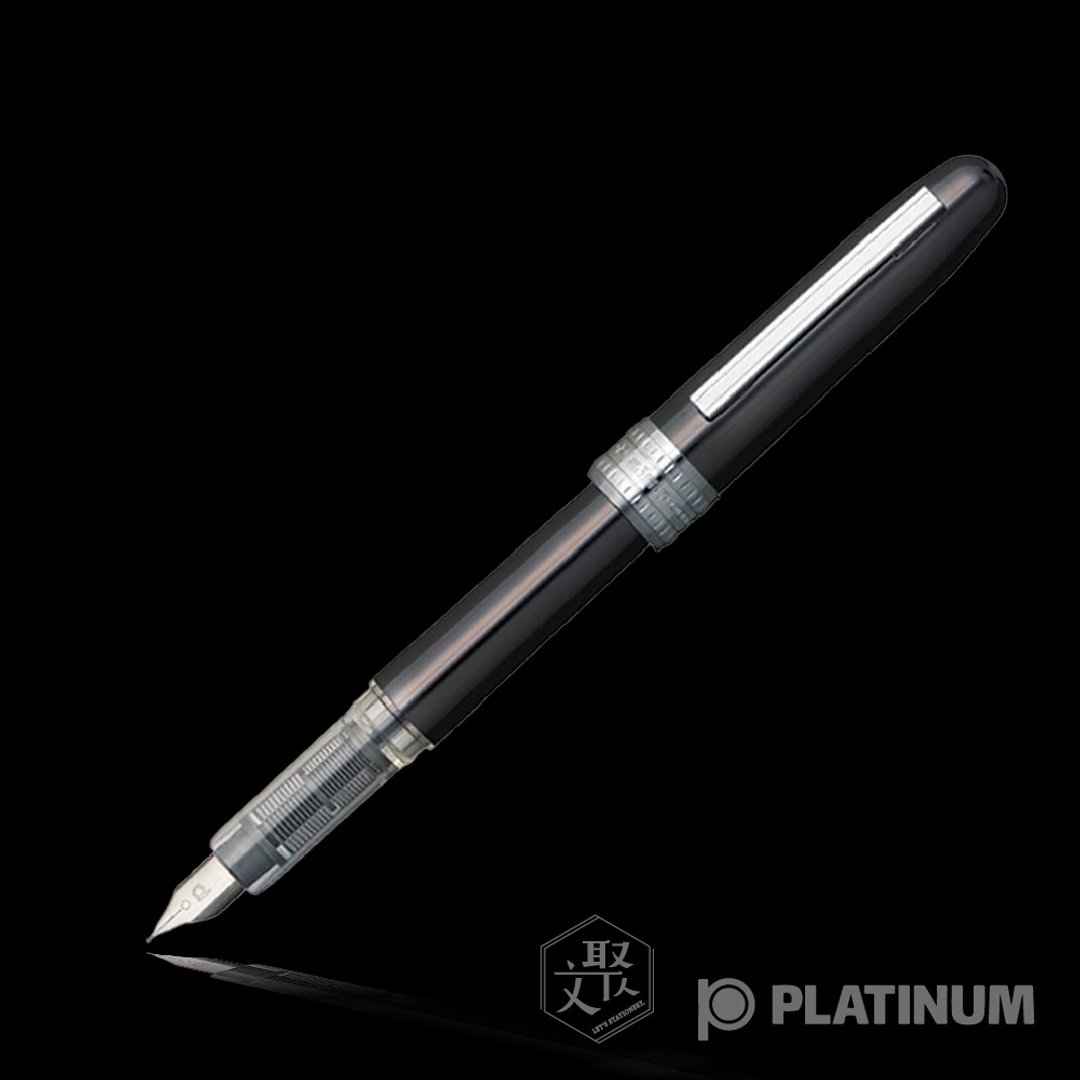 PLATINUM PLAISIR 金属笔杆0.5mm 钢笔 PGB-500 - 钢笔 - 其他材质 黑色