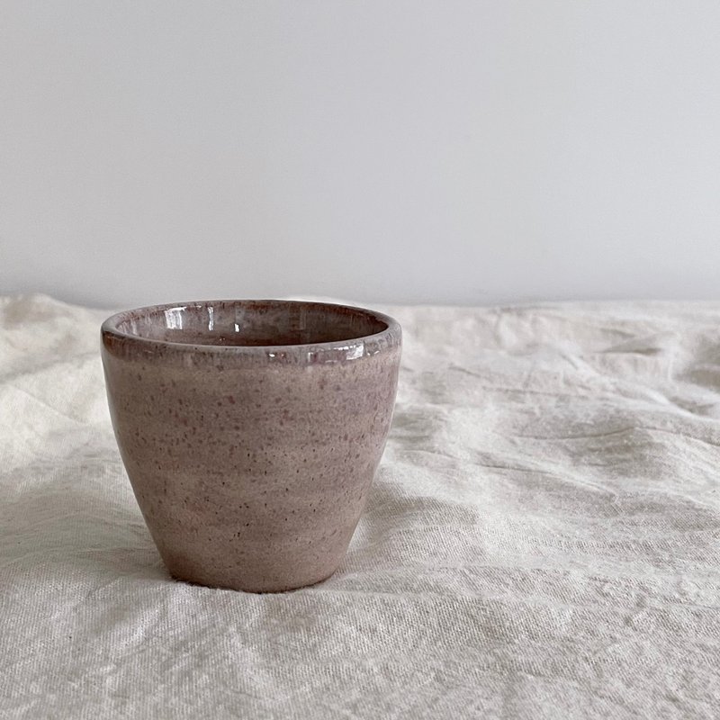 手制清酒杯 - 粉红色 - 酒杯/酒器 - 陶 