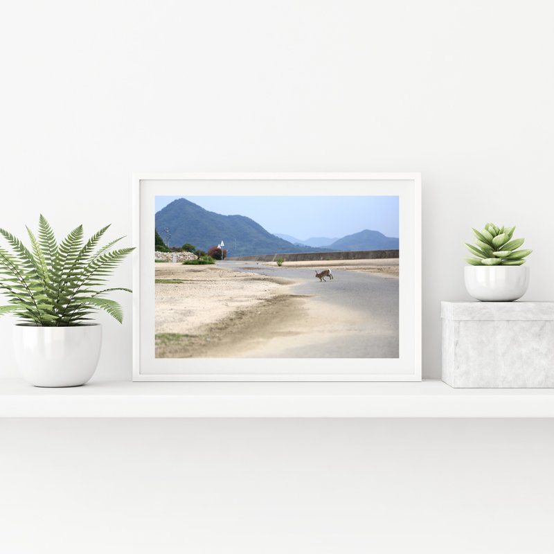 兔子摄影艺术微喷作品 - 奔向崇山 - 海报/装饰画/版画 - 纸 蓝色