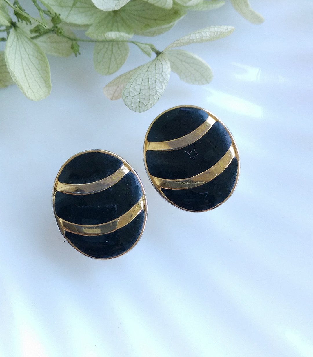 Vintage Jewelry 西洋古董饰品 复古 简约  针式耳环 - 耳环/耳夹 - 其他金属 透明