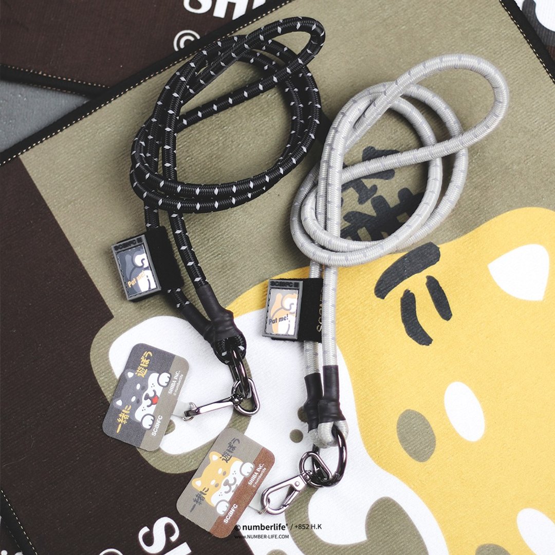 香港品牌 Shiba柴犬 NFC功能 弹性手机挂绳 手机背带 附夹片 - 手机配件 - 其他材质 多色