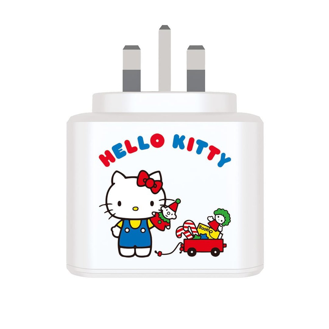 XPower x Sanrio Hello Kitty WSS1 多功能3位万能插苏 - 其他 - 其他金属 白色