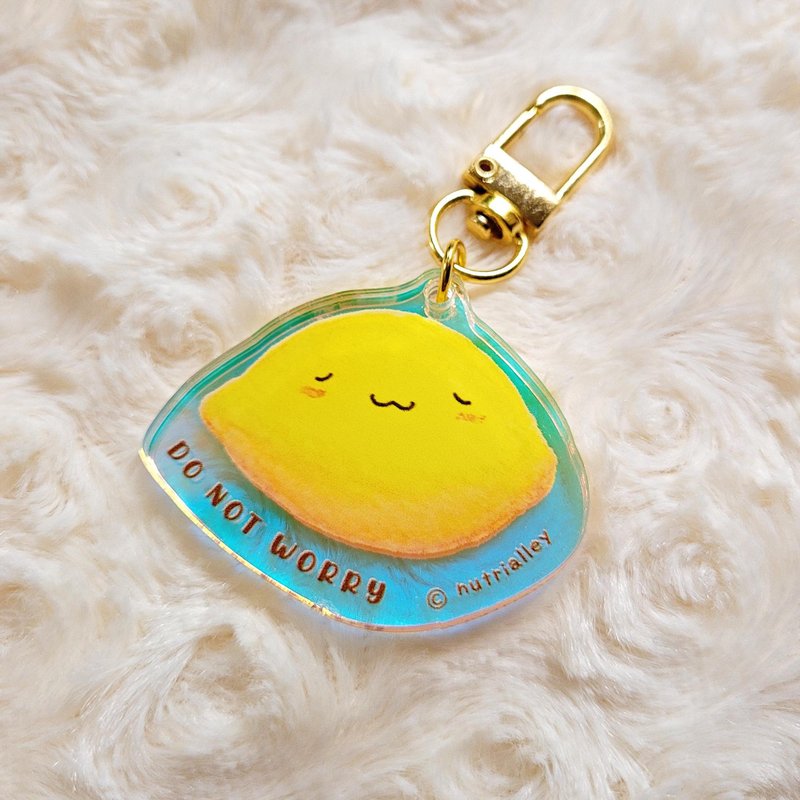 不要忧虑 - 彩虹亚克力匙扣 - 西兰花王子 - 钥匙链/钥匙包 - 塑料 