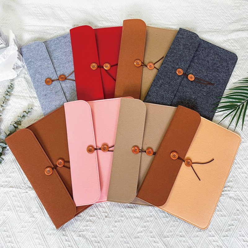 毛毡套│婚约书套│MAC13寸笔电套│书约保护套│高质感收纳套 - 电脑包 - 羊毛 