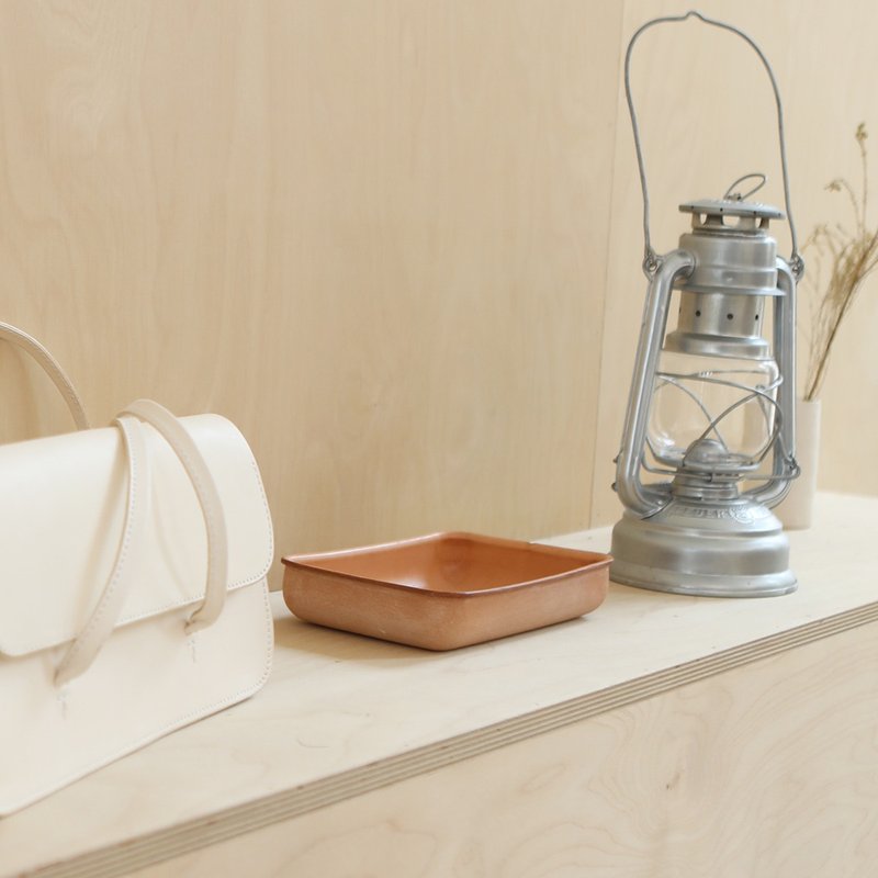 JOYDIVISION 真皮托盘 塑形工艺桌面收纳盘立体小收纳 - 其他 - 真皮 