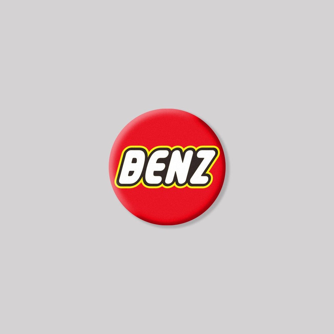BENZ/TOY/圆形/铝牌饰贴 SunBrother孙氏兄弟 - 贴纸 - 铝合金 红色