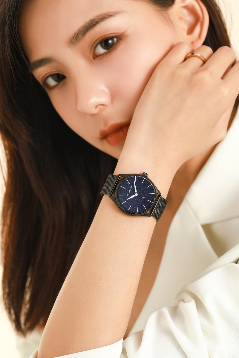 天际系列 - 星河(黑) - 女表 - 不锈钢 黑色