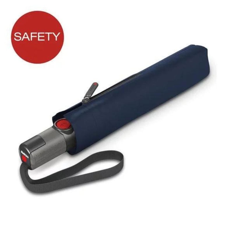 【Knirps德国红点伞】TS.220 轻薄安全扁自动开收伞-Navy - 雨伞/雨衣 - 聚酯纤维 蓝色