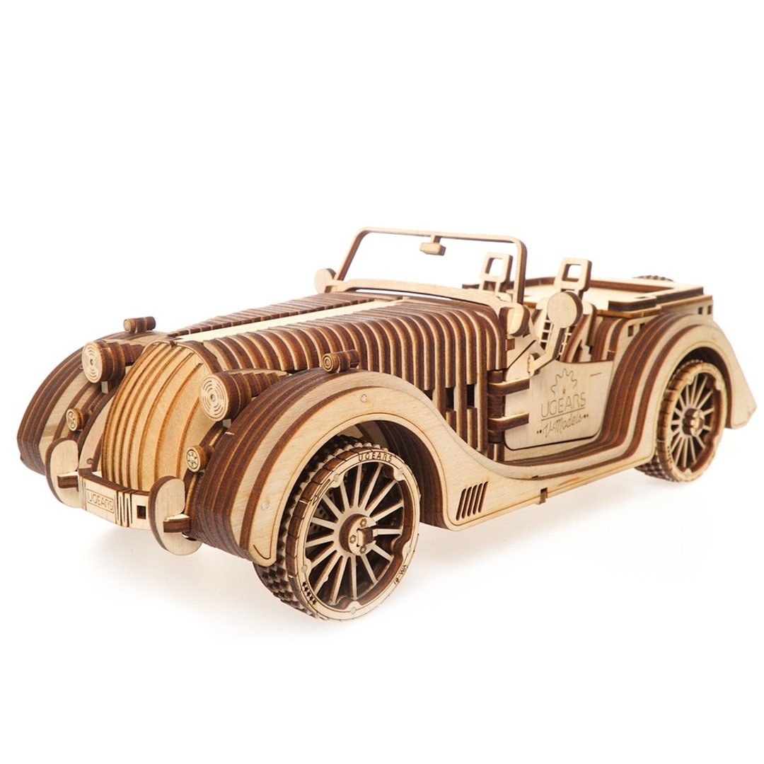 /Ugears/ 乌克兰木制模型 爵士大亨 Roadster VM-01 - 数码小物 - 木头 