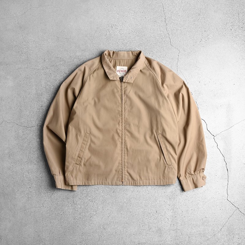 哈灵顿外套 Harrington jacket  / 台北古着店 - 女装休闲/机能外套 - 其他材质 咖啡色