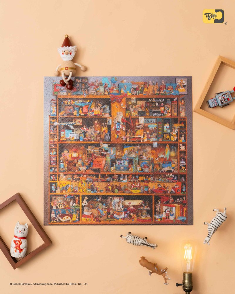 雷诺瓦拼图文化坊/童玩回忆/924片/加布瑞尔(礼物/新年送礼) - 拼图 - 纸 