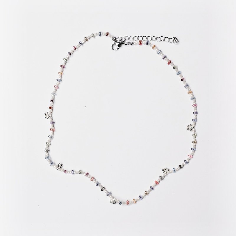 【可定制】闪耀午后－通勤百搭项链 | 猪宝盒手作饰品 | - 项链 - 玻璃 多色