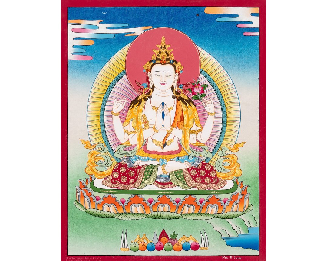 观音唐卡   传统家居装饰艺术 - 墙贴/壁贴 - 其他材质 多色