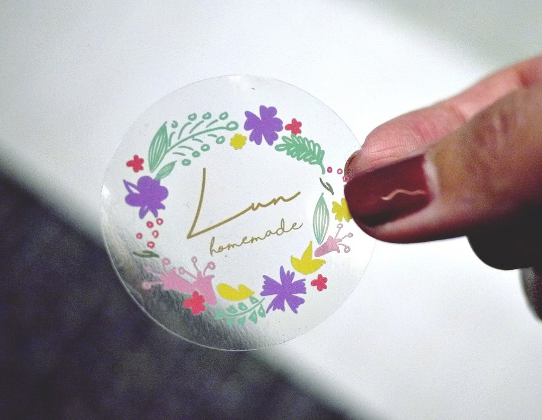 (幸)定制化贴纸 I 防水贴纸、婚礼小物、LOGO、透明贴纸、牛皮贴 - 贴纸 - 纸 