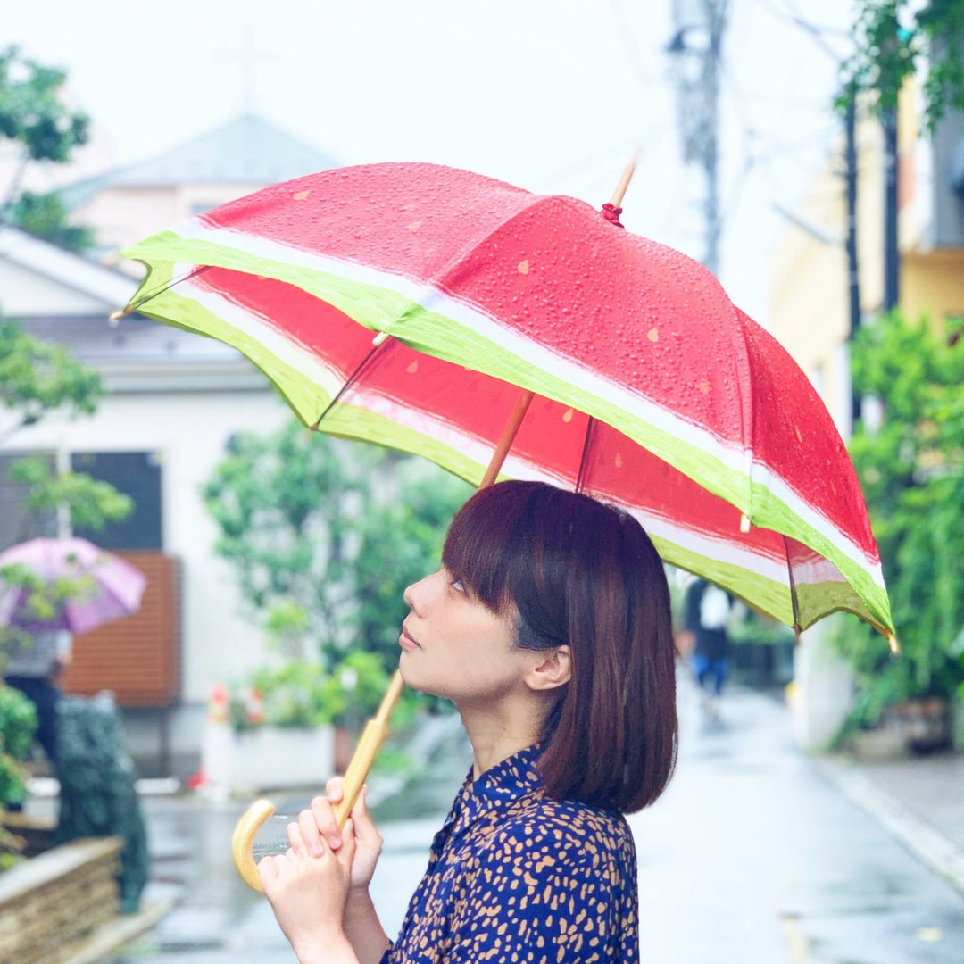 watermelon parasol - 雨伞/雨衣 - 防水材质 红色
