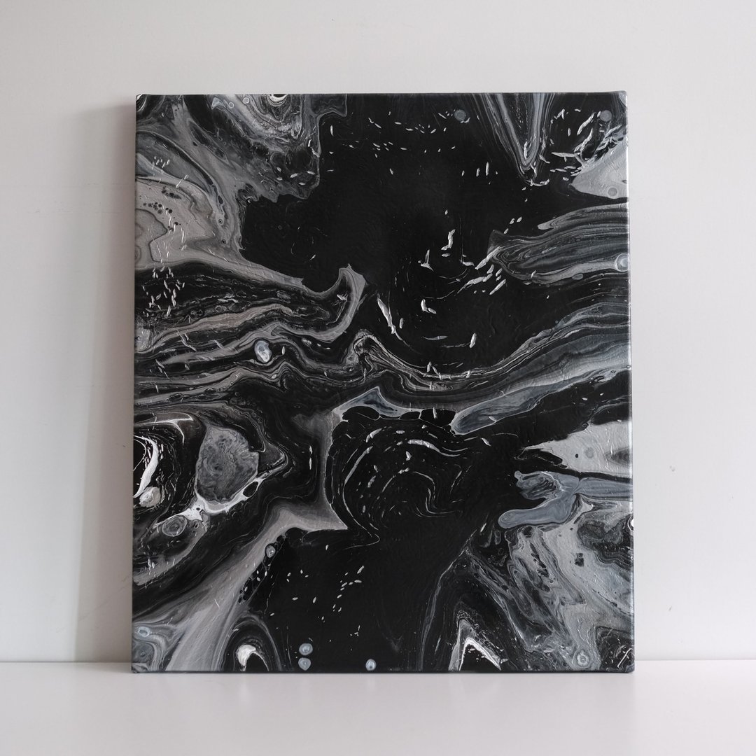黑色梦魇 - 海报/装饰画/版画 - 颜料 