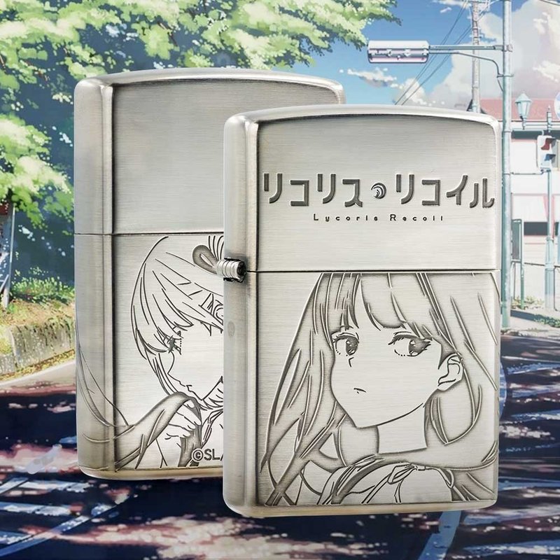 【ZIPPO官方旗舰店】莉可丽丝:千束 泷奈防风打火机 ZA-6-A20 - 其他 - 铜/黄铜 银色