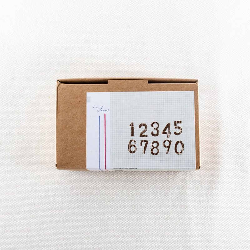 夏米花园 原创木质印章-双生twins系列凸版 - 昼 Day (MTS-CH201) - 印章/印台 - 木头 咖啡色