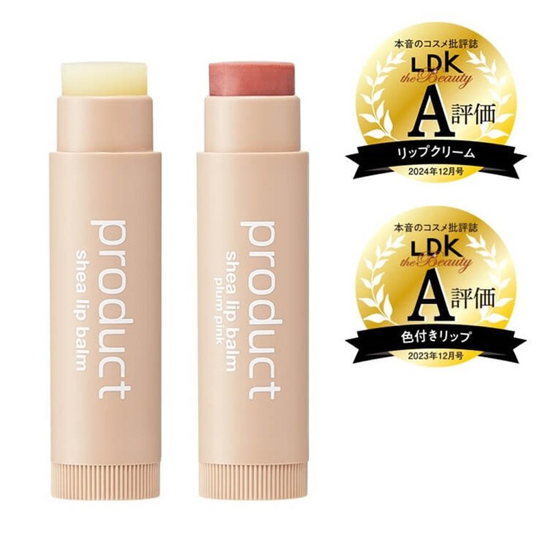 日本product乳油木润唇膏2入组 | 润泽持久 万用保湿 唇部 - 唇部保养 - 浓缩/萃取物 透明