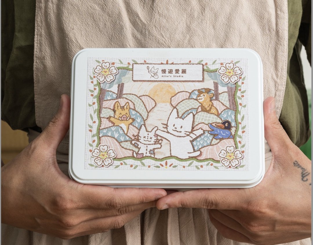 台湾原生动物铁盒饼干 迷你款 - 手工饼干 - 其他材质 