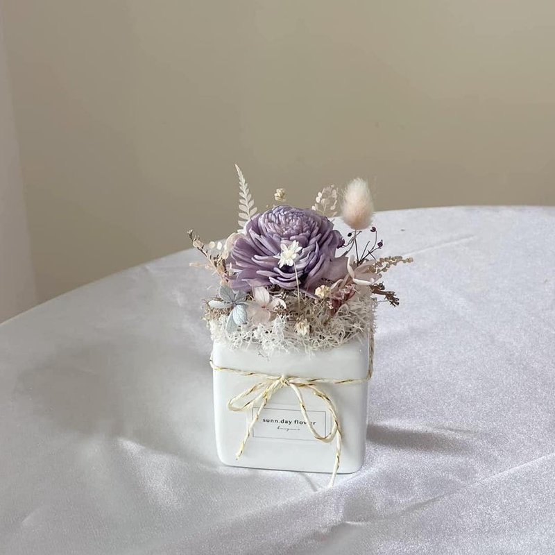【扩香小盆花】生日礼物 办公室小物 婚礼小物 定制化 扩香花 - 干燥花/捧花 - 植物．花 