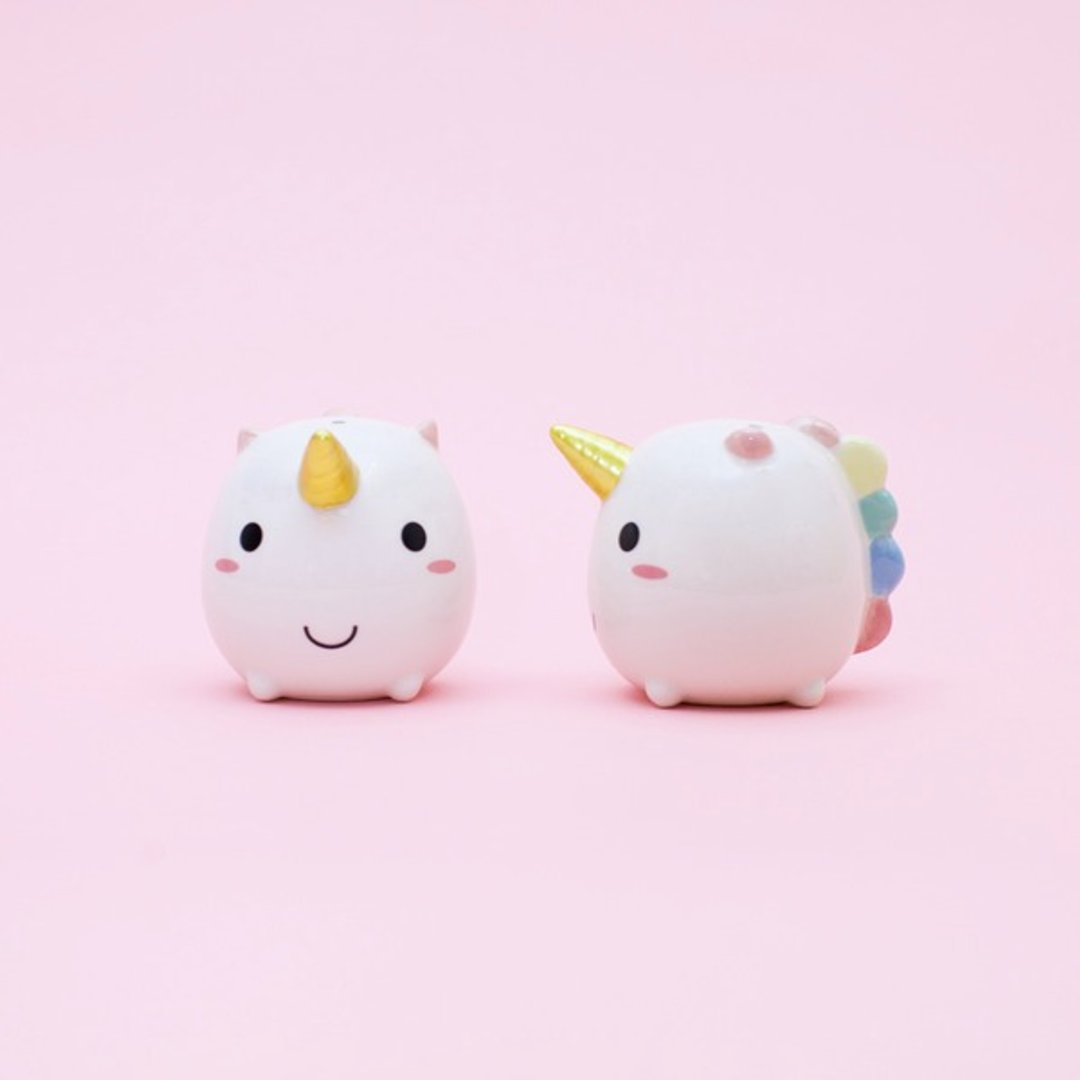 Elodie 独角兽盐巴胡椒罐 - 调味罐/酱料瓶 - 陶 多色