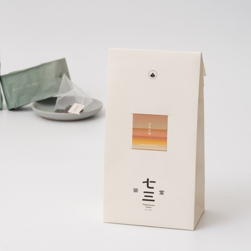 七三茶堂 立体茶包丨茉红乌龙 24入–生活袋 - 茶 - 纸 白色