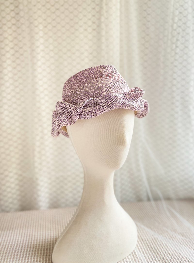 手捏款Straw hat-Shanika - 帽子 - 植物．花 