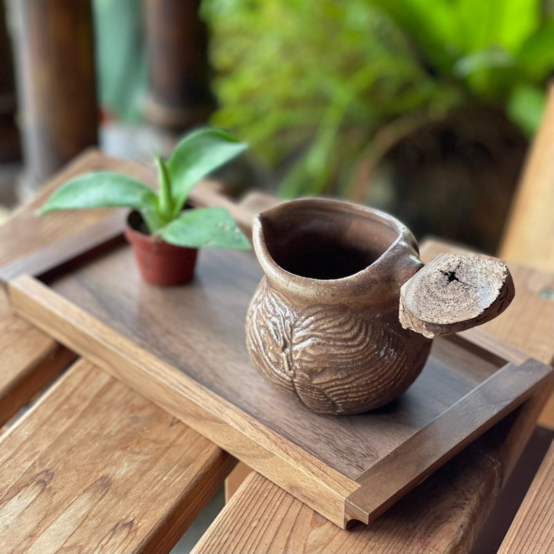 【BESTAR】 木质茶托盘 点心托盘 零钱盘 - 浅碟/小碟子 - 木头 黄色