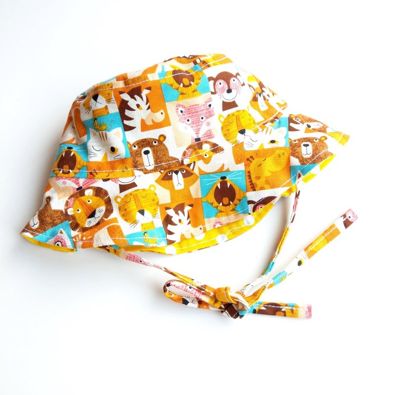 渔夫帽 ( 帽围50厘米 ) - 动物系列 - 婴儿帽/发带 - 棉．麻 