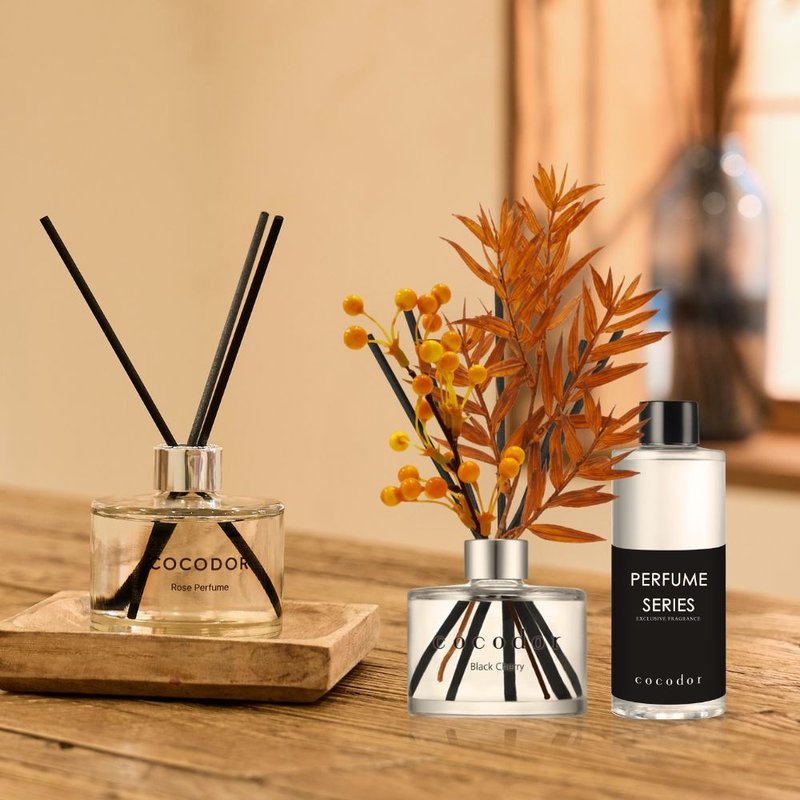 【限定组合】COCODOR-经典扩香200ml+秋冬系列扩香200ml 赠补充 - 香薰/精油/线香 - 玻璃 多色