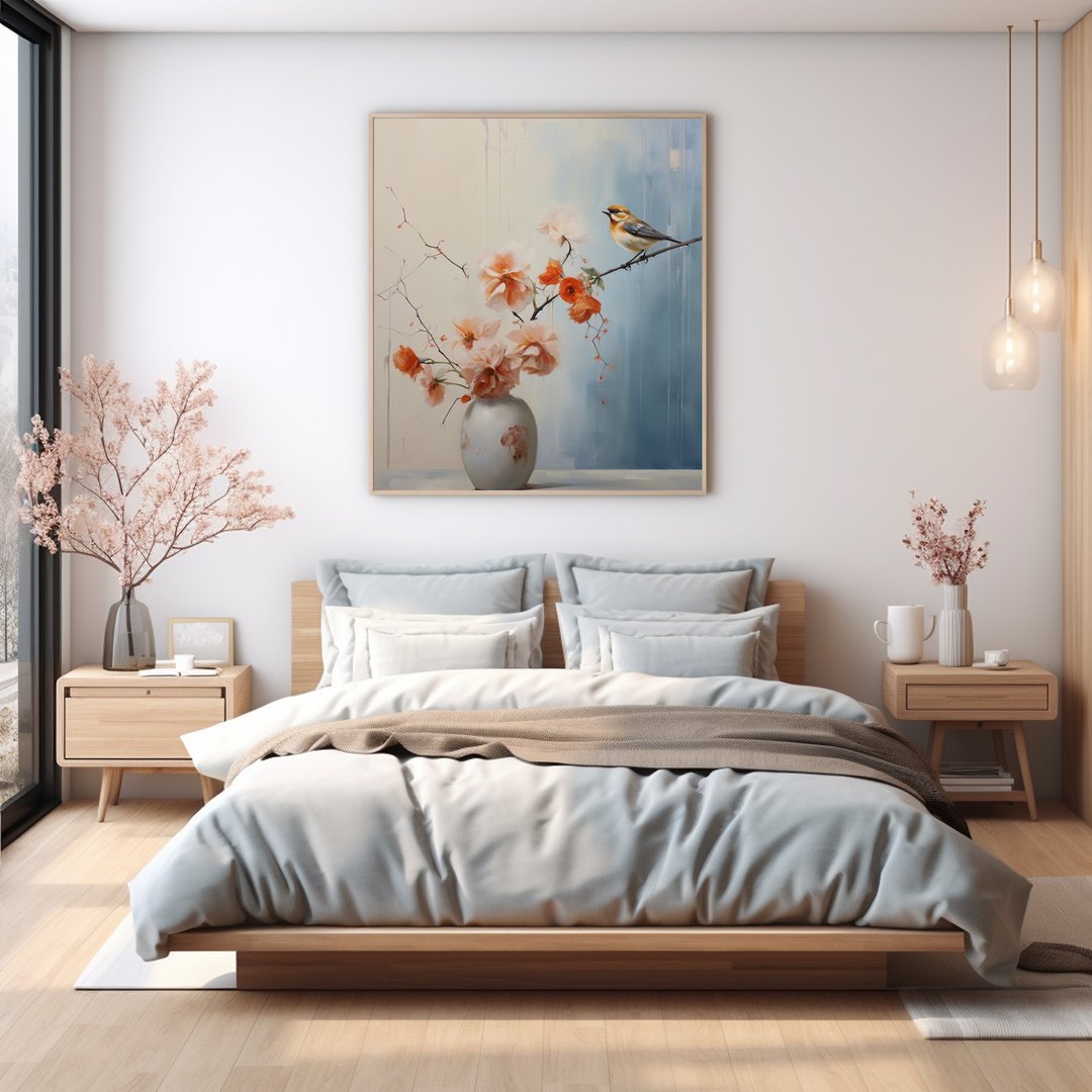 装饰画花鸟/挂画/民宿布置/室内设计/搬新家 - 海报/装饰画/版画 - 其他材质 多色