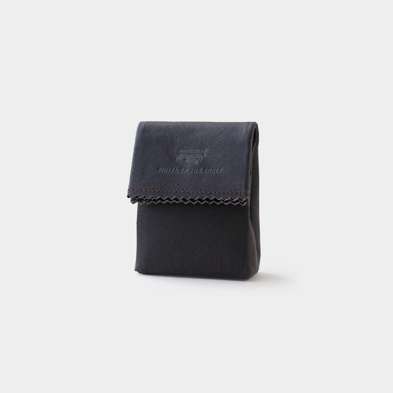 paper key pouch : mauve brown - 其他 - 真皮 