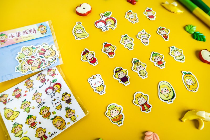 水果精 【贴纸包】 - 贴纸 - 纸 多色