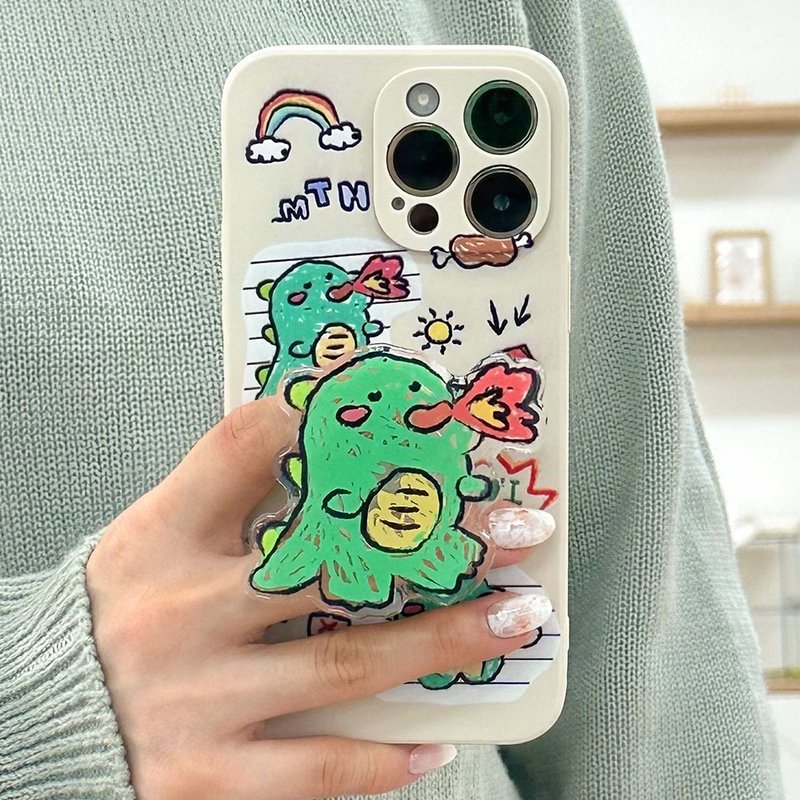 素描 maro 握把智慧型手机压克力智慧托克 - 手机配件 - 压克力 绿色